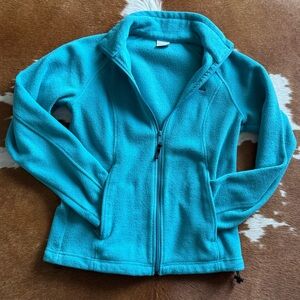 Columbia Turquoise Fleece Jacket